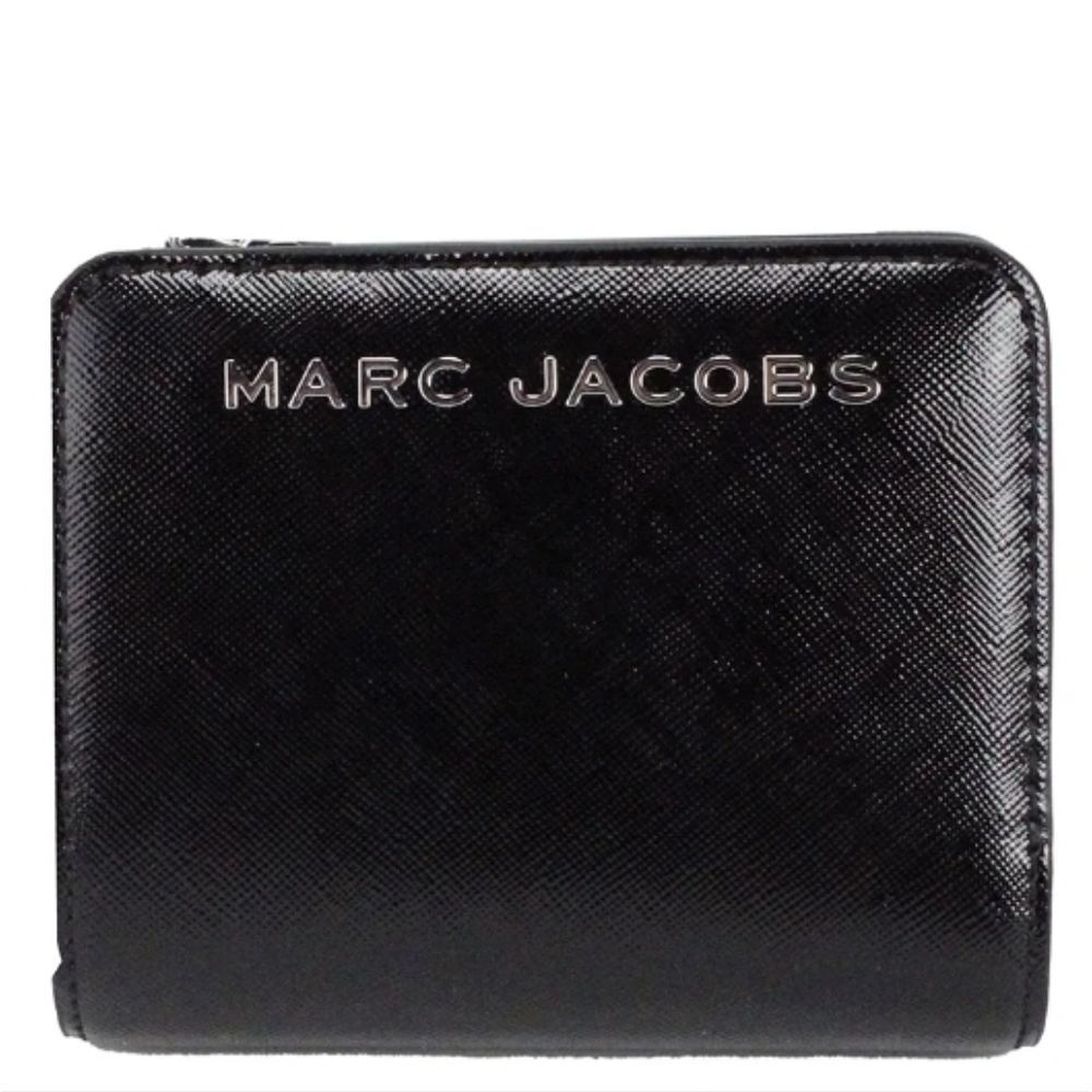 Marc‎ Jacobs Trademarc Mini Compact Wallet- Black